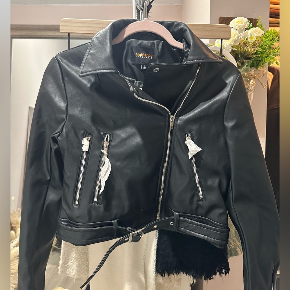 In control moto jacket- black
